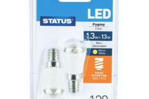 Bild von Simple Lighting 2 Pack – 1.3w Pygmy / Fridge LED Bulbs – Warm White