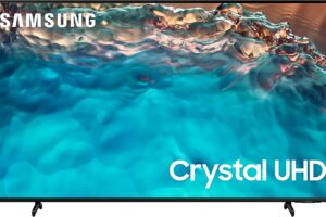 Produktbild von Samsung 50 Inch BU8000 UHD Crystal 4K Smart TV (2022) – Airslim Design With Alexa & Smart TV Streaming Built In, Object Tracking Sound, Contrast Enhancer, Boundless Screen & Adjustable Stand [Energy Class G]