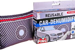 Bild von Pingi Dehumidifier Car And Home LV-A300 – Absorbs Moisture Condensation Damp Keeping Windscreens Clear – One Reusable 299 g Bag