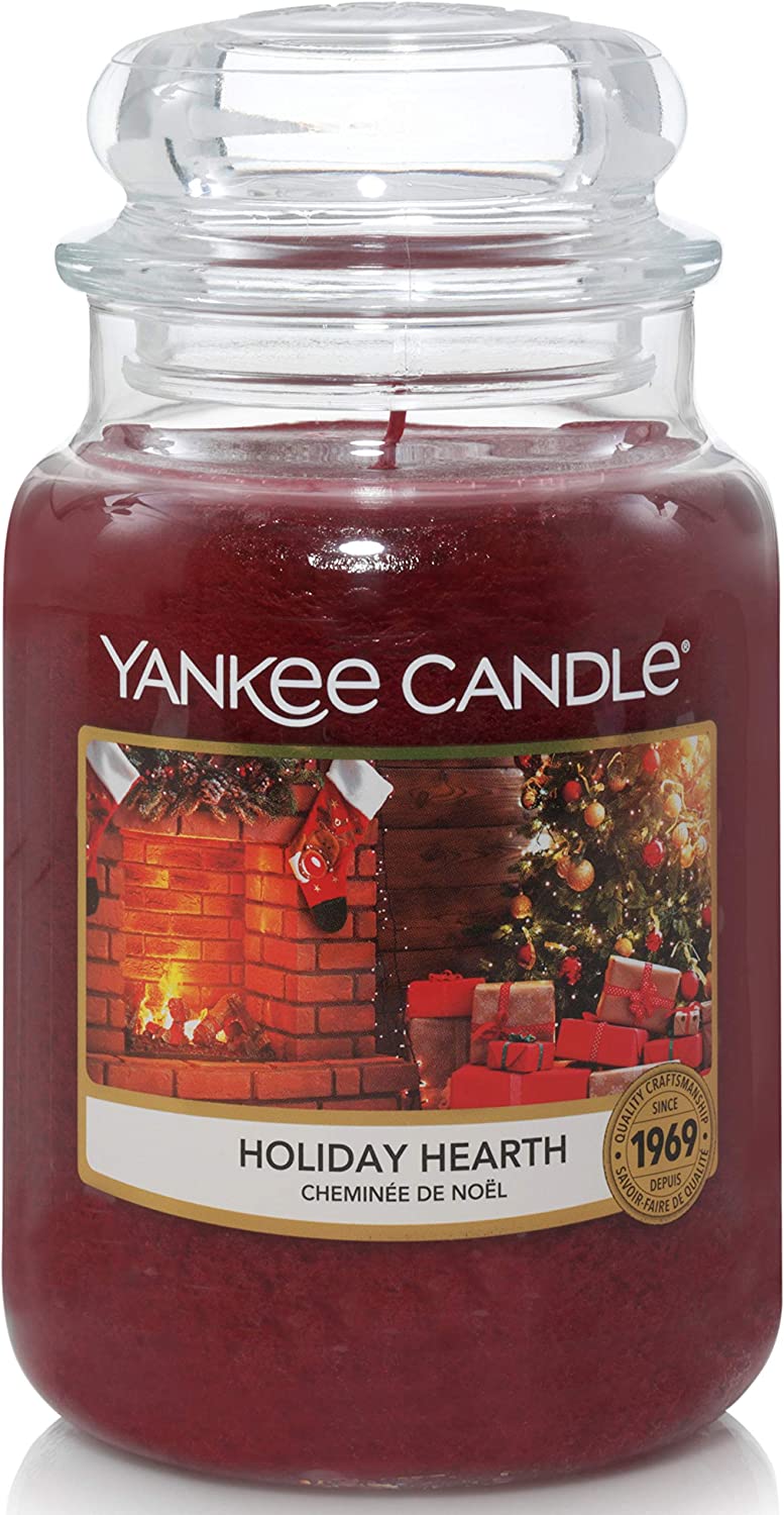 Bild von Yankee Candle Scented Candle | Holiday Hearth Large Jar Candle | Up to 150 Hours Burn Time