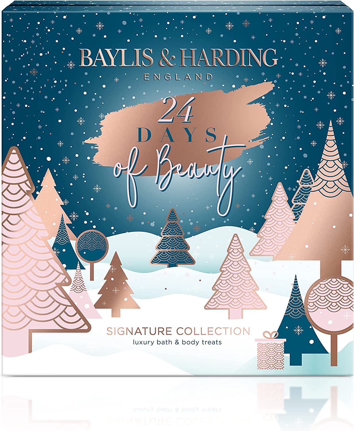 Bild von Baylis & Harding Jojoba, Vanilla & Almond Oil Luxury 24 days of Beauty Advent Calendar – Vegan Friendly