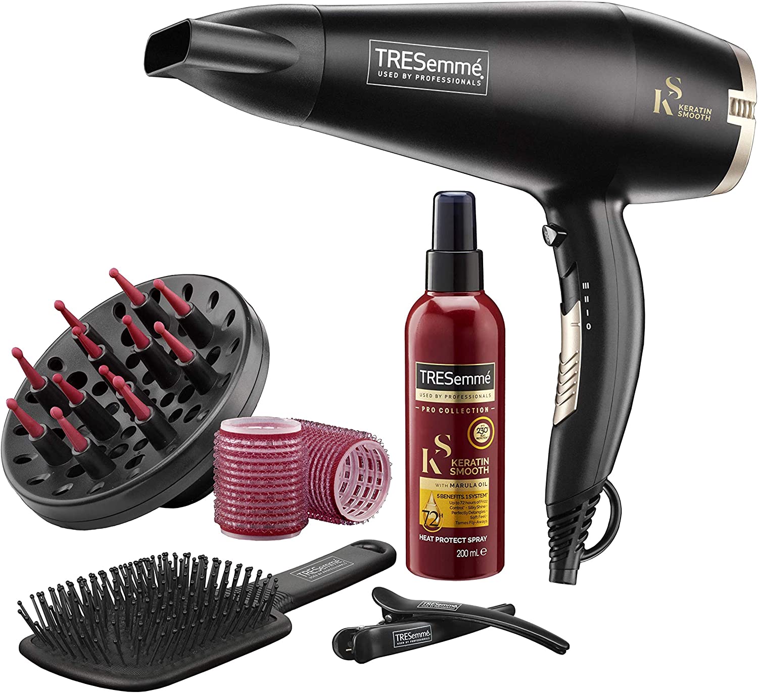 Bild von TRESemmé Salon Smooth Blow-Dry Collection, Black/Gold