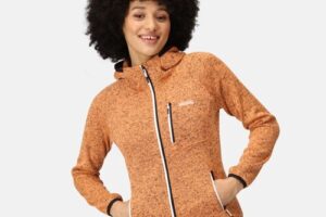 Bild von Regatta Women’s Knit Newhill Hooded Fleece Apricot Crush, Size: 8