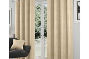 Bild von Enhanced Living Goodwood Light Filtering Curtain Cream 167 x 137cm