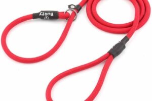 Bild von Bunty Pet Products Dog Rope Lead – Bunty Slip-on lead for Dogs, Red / Small – 6mm