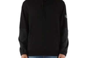 Bild von Calvin Klein Jeans , Cotton Hoodie with Contrast Inserts ,Black male, Sizes: S, M, L, XS