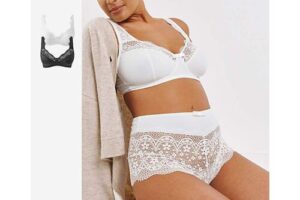 Produktbild von Pretty Secrets 2 Pack Lottie Lace White/black Bras White/black 48e Female