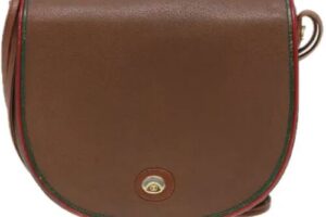 Bild von Gucci Vintage , Pre-owned Leather shoulder-bags ,Brown female, Sizes: ONE SIZE