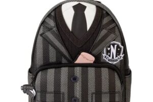 Produktbild von LOUNGEFLY Nevermore Academy Uniform Mini Backpack – Wednesday