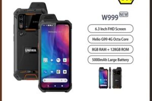 Produktbild von UNIWA W999 Rugged Waterproof Walkie Talkie Helio G99 8GB+128GB 6.3Inch FHD 5000mAh Smartphones Andriod 11 Mobile Phone NFC ATEX