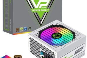 Produktbild von GameMax VP700w White RGB 80+ Bronze PSU Semi-Modular Power Supply – PSUGMXVP700SMODWHT