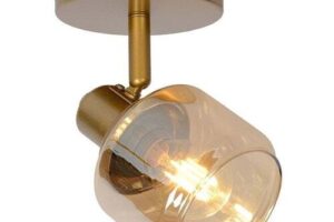 Produktbild von Lucide Bjorn Ceiling Spotlight – Matt Gold