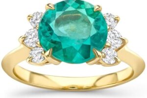 Produktbild von Dinny Hall Krista Emerald & Diamond Ring