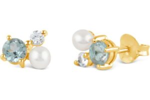 Produktbild von Dinny Hall Gem-Drop Trilogy Studs