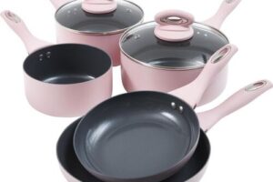 Bild von CERMALON K436BP 5-piece Non-stick Pan Set – Pink