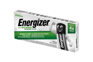 Bild von Energizer Power Plus AAA HR03 700mAh Pre-charged Rechargeable Batteries   10 Pack