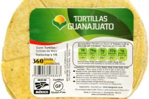 Produktbild von Guanajuato Pre Cut Yellow Corn Tortilla for Frying 10x1kg Case