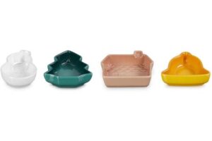 Produktbild von Le Creuset Stoneware Set of 4 Christmas Mini Dish Set