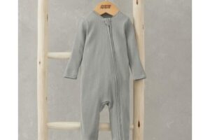 Produktbild von Mamas & Papas Organic All In One Sleepsuit – Sage Green  – 0-3 Months