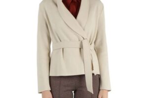 Produktbild von NIU , Virgin Wool Cardigan with Shawl Collar ,Beige female, Sizes: L