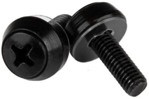 Produktbild von StarTech.com 50 Pack Of M6 Mounting Screws M6 X12mm Screws Black