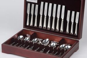 Produktbild von Arthur Price of England Dubarry Sovereign Stainless Steel 44 Piece Canteen FREE Six Tea Spoons