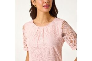Bild von Roman Natural Boucle Pocket Sleeveless Knit Jumper – Size 12 12 female