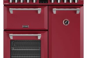 Produktbild von Stoves RCHDXD900DFCRE 90cm Dual Fuel Range Cooker -Chilli Red