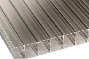 Produktbild von Marlon 25mm Bronze Opal Sevenwall Polycarbonate Roof Sheet – 3000mm x 2100mm Corotherm