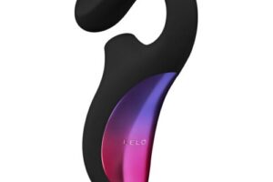 Bild von Lelo Enigma vibrator with clitoral stimulator Black 17 cm