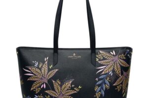 Bild von Sara Miller Black Botanic Large Tote Bag – Black