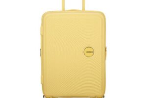 Bild von American Tourister Soundbox Pastels 67cm 4-Wheel Expandable Suitcase – Pastel Yellow