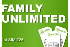 Bild von 1pMobile Unlimited prepay/PAYG SIM