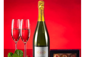Bild von Baron De Villeboerg Champagne Gift Hamper – Gift Basket – Prestige Hampers