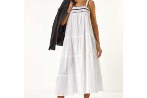 Bild von Roman Ric Rac Trim Midi Dress 14 female