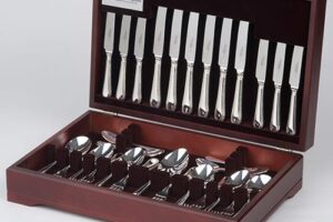 Bild von Arthur Price of England Grecian Sovereign Stainless Steel 44 Piece Canteen FREE Six Tea Spoons