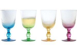 Bild von Anton Studio Designs Anton Studios Design Swirl 4 Piece Wine Glass Set