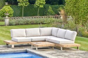 Produktbild von Pacific Lifestyle – Osaka Corner Sofa Set in Latte
