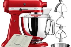 Produktbild von KitchenAid Artisan Mixer 175 Empire Red with FREE Gift