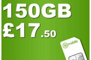 Produktbild von 1pMobile 150GB prepay/PAYG SIM