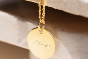 Produktbild von Florence London Jewellery Silver or Gold Vermeil Medium Disc Women